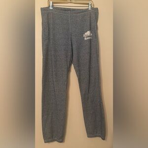 Men’s  Roots Gray  Sweatpants 
Size Small